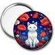 Miroir de poche - chat