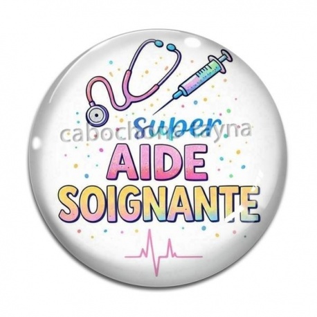 Cabochon Verre - super aide soignante