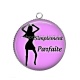 Pendentif Cabochon Argent - simplement parfaite