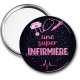 Miroir de poche - une super infirmière