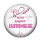 Cabochon Résine - une super infirmière
