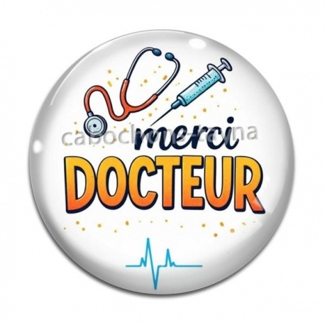 Cabochon Verre - merci docteur