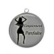Pendentif Cabochon Argent - simplement parfaite