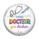 Cabochon Verre - une docteur qui déchire