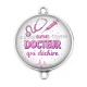 Connecteur Cabochon Argent - une docteur qui déchire