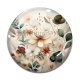 Cabochon Verre - fleur