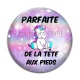 Cabochon Verre - parfaite de la tête aux pieds