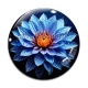 Cabochon Verre - fleur exotique