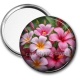 Miroir de poche - fleur exotique