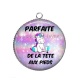 Pendentif Cabochon Argent - parfaite de la tête aux pieds
