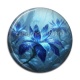 Cabochon Résine - fleur exotique