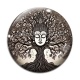Cabochon Verre -  arbre de vie bouddha