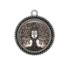 Pendentif Cabochon Argent -  arbre de vie bouddha