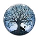 Cabochon Verre - arbre de vie chat
