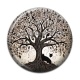 Cabochon Résine - arbre de vie chat