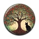 Cabochon Résine - arbre de vie chat