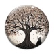 Cabochon Verre - arbre de vie chat