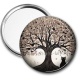 Miroir de poche - arbre de vie chat