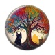 Cabochon Résine - arbre de vie chien