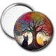 Miroir de poche - arbre de vie chien