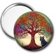 Miroir de poche - arbre de vie chien