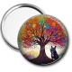Miroir de poche - arbre de vie chien