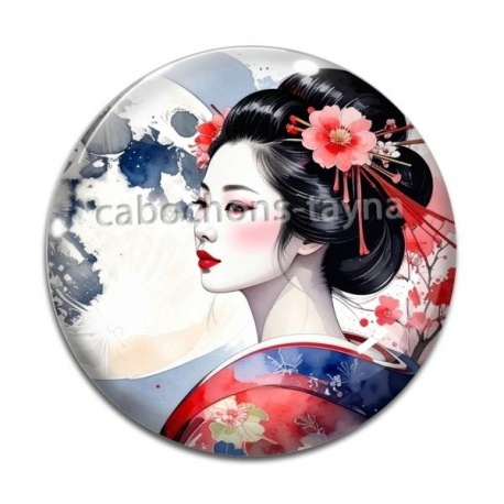 Cabochon Verre - geisha