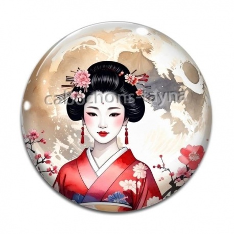 Cabochon Verre - geisha