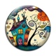 Cabochon Verre - maison féerique