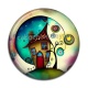 Cabochon Résine - maison féerique