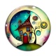 Cabochon Verre - maison féerique