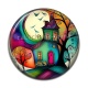 Cabochon Résine - maison féerique