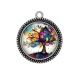 Pendentif Cabochon Argent - maison féerique