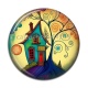 Cabochon Résine - maison féerique