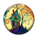 Cabochon Verre - maison féerique