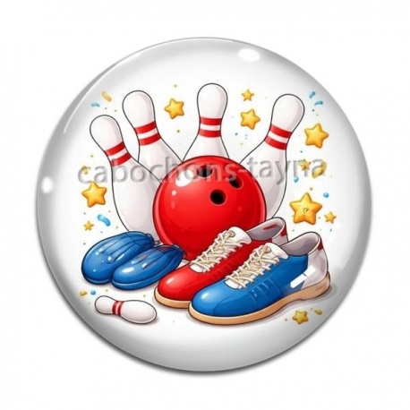 Cabochon Verre -  bowling