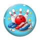 Cabochon Verre - bowling
