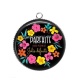 Pendentif Cabochon Argent - parfaite avec plein de jolis défauts