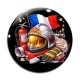 Cabochon Verre - pompier