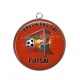 Pendentif Cabochon Argent - J'peux pas j'ai Futsal