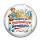 Cabochon Verre - auxiliaire de puériculture formidable