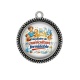 Pendentif Cabochon Argent - auxiliaire de puériculture formidable