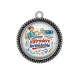 Pendentif Cabochon Argent - une infirmière formidable
