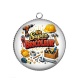 Pendentif Cabochon Argent - un super bricoleur