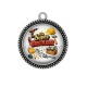 Pendentif Cabochon Argent - un super bricoleur