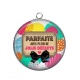 Pendentif Cabochon Argent - parfaite avec plein de jolis défauts