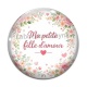Cabochon Verre - ma petite fille d'amour