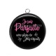 Pendentif Cabochon Argent - parfaite avec plein de jolis défauts