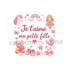 je t'aime ma petite fille