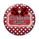 Cabochon Verre - ma petite fille d'amour